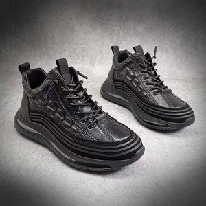 Zapatos deportivos casuales de lujo para hombre, zapatos para caminar con estampado de imitación de cuero a la moda, estilo veraniego - Product Image 3