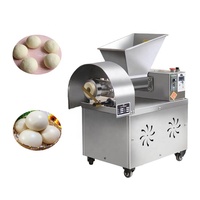 Machine de distribution de pâte de pain, appareil à percer automatique et réglable, moulage de petits pains farcis, avec coupe