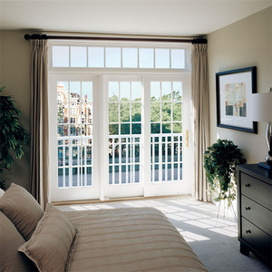 <span class=keywords><strong>Prix</strong></span> usine porte vitrée double design français porte <span class=keywords><strong>coulissante</strong></span> intérieure battante noir blanc gris brun couleur porte patio à battants avec grille - Product Image 5