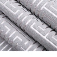 Papier peint géométrique non tissé YC 2026 moderne, imperméable et ignifuge, pour la décoration d'appartements et de maisons, papier peint mural de fond