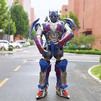 Robot lumineux LED pour la promotion des centres commerciaux et les célébrations de Noël, design unisexe, idéal pour les événements