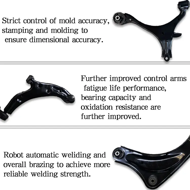 Nhà máy tùy chỉnh chất lượng cao Phụ tùng ô tô Kit cánh tay điều khiển 52088636ad cho Jeep Liberty