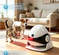 Robot de compagnie IA automatisé avec caméra HD classique, interaction mobile, évitement d'obstacles, recharge automatique de la batterie, audio bidirectionnel pour chats et chiens