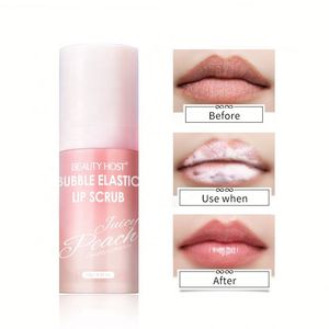 Gommage exfoliant pour les lèvres au sucre, à la pêche, naturel et biologique, hydratant et réparateur, de haute qualité, vente en gros, OEM, faible MOQ - Product Image 2