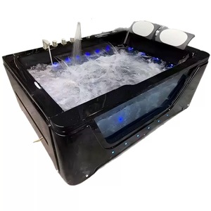 Baignoire <span class=keywords><strong>Spa</strong></span> Balnéo Moderne en Acrylique pour <span class=keywords><strong>2</strong></span> <span class=keywords><strong>Personnes</strong></span>, Grande, Intérieure, avec Débordement, Fonction Massage Américaine, Idéale pour Hôtels - Product Image 5