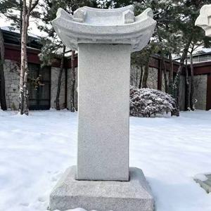 <span class=keywords><strong>Stèle</strong></span> commémorative en granit <span class=keywords><strong>de</strong></span> style pavillon coréen, gravée sur mesure, pour cimetière et jardin - Product Image 4