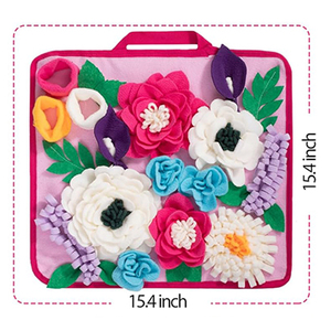 Dog Snuffle <b>Mat</b> Interactive Puzzle Toys for Slow Eating Feeding Foraging Skills Training Washable Pet Olfactory Sniffing Pads - Product Image 2