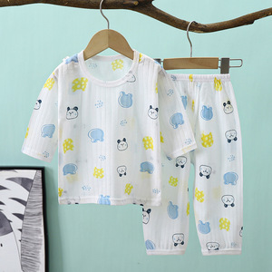 Nouvel Ensemble de Pyjamas pour Enfants à Motif Dessin Animé, Vêtements Décontractés Confortables en Coton Pur pour Bébés, Garçons et Filles - Product Image 3