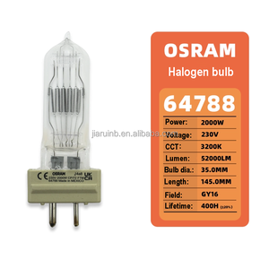 Lámpara Halógena para Escenarios y Producción Cinematográfica O-sram 64788 CP/72 220-240V 2000W GY16 NAED54484 Bombilla para Reflector Marino - Product Image 3