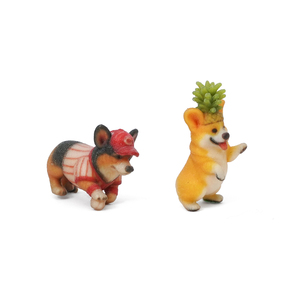 Decoración de Resina con Diseño de Corgi, Béisbol y Frutas, Linda Decoración para el Hogar y el Jardín - Product Image 5