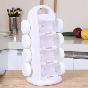 <strong>Kitchen</strong> <strong>Carousel</strong> 8 Spice Jar Organizer Rotating Spice Rack for a Clutter Free Counter Top - Product Image 3