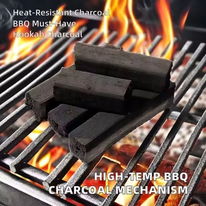 Forme extérieure sans fumée ISO9001 de briquette en bois dur de charbon de bois de noir de BBQ de ménage certifiée - Product Image 3