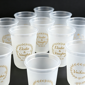 300ml 10oz Hello We Are a Juice bar and Are Looking for <b>Custom</b> <b>Cups</b> with Flat Lids and Straws Plastic Wedding <b>Cups</b> Frosted Color - Product Image 1