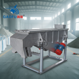 Multistrato in acciaio al carbonio industriale Screener orizzontale lineare vibrante Seive macchina per sabbia di quarzo - Product Image 1