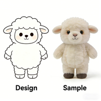 Fabricant de jouets en peluche personnalisés en coton PP brodé, fabrication de poupées en peluche à partir de dessins, fabricant de mascottes d'anime OEM, création de personnages en peluche à partir de croquis