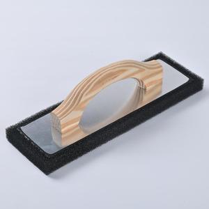 Truelle ergonomique en mousse éponge avec manche en bois pour outils de maçonnerie, directement de l'usine - Product Image 1