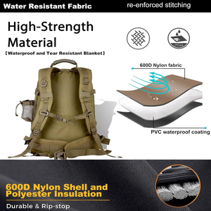 <span class=keywords><strong>Meilleur</strong></span> <span class=keywords><strong>sac</strong></span> <span class=keywords><strong>à</strong></span> <span class=keywords><strong>dos</strong></span> molle ii de kaki extra large <span class=keywords><strong>60L</strong></span> <span class=keywords><strong>sac</strong></span> <span class=keywords><strong>à</strong></span> <span class=keywords><strong>dos</strong></span> de <span class=keywords><strong>randonnée</strong></span> extensible et léger pour outils d'exercice - Product Image 5