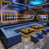 Bar o Salón Personalizado para Discotecas, Sillas para Cabinas de Discoteca, Sofá de Madera Maciza para Discoteca, Muebles de Salón BT727