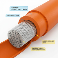 Câble de batterie PrimePro ESS 1500V DC |   Super Flexible Cl.6 Cuivre Étamé |   Isolation XLPO/Si |   Classement IP67 |   150A-800A |   Résistant aux UV
