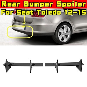 Car Rear Bumper Spoiler Lip Diffuser Modification Part For Seat <strong>Toledo</strong> 2012-2015 Bumper Guard <strong>Protector</strong> Cover Car Accessories - Product Image 2