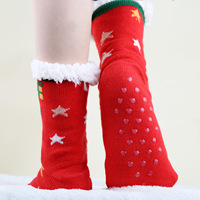 Vente en gros Chaussettes de Noël chaudes en jacquard personnalisées