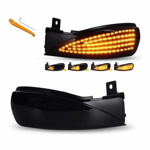 2x clignotants séquentiels à LED ambre pour rétroviseur, marqueur latéral pour Mazda 3 BL 08-14 6 GH 07-15 - Product Image 2