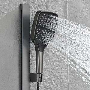 <b>Shower</b> Set XL-045 <b>Square</b> <b>Head</b> Linear Design Corrosion Prevention For Bathroom Bathtub - Product Image 2