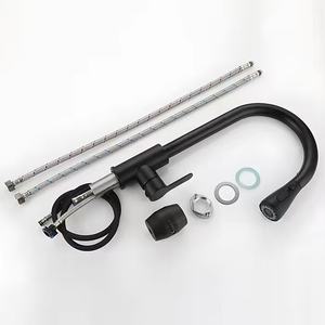 <span class=keywords><strong>Robinet</strong></span> noir en acier inoxydable de vente chaude cuisine un <span class=keywords><strong>arrêt</strong></span> <span class=keywords><strong>d</strong></span>'eau clé et <span class=keywords><strong>robinet</strong></span> extractible - Product Image 6