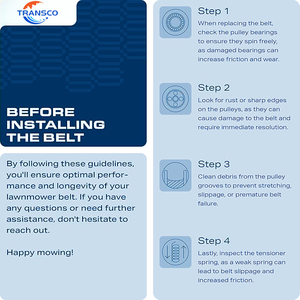 Courroie de remplacement robuste pour tracteur de jardin, courroie d'entraînement de plateau, pièces de rechange pour <span class=keywords><strong>tondeuse</strong></span> autoportée - Product Image 5