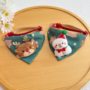 Handmade Christmas Pet Triangular <b>Scarf</b> Collar Novelty Christmas Gifts for Pets - Product Image 3