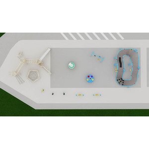 Designer pour enfants équipement de terrain de jeu extérieur commercial coloré personnalisé nouveaux grands ensembles - Product Image 6