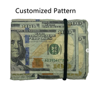 Portefeuille en cuir vintage à deux volets personnalisé en usine, nouvelle impression personnalisée, divers porte-factures et porte-cartes pour sac à main de crédit en dollar