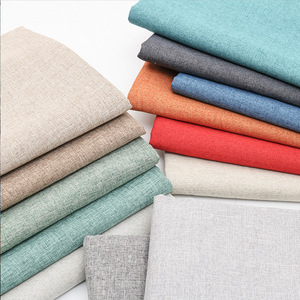 <span class=keywords><strong>Tela</strong></span> de Lona Gruesa 100% Poliéster de Color Sólido para Cojines de Sofá, Resistente a la Abrasión, Tejido Liso Teñido - Product Image 2