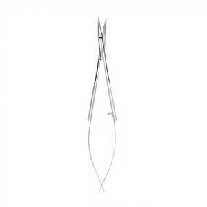Professional Stainless Steel eye brow trimmering Curved Blade Pointed Tip Wide Jaw Opening For eye brow setting Use - Product Image 1