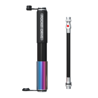 Pompe à vélo de poche BOMB 50-80 PSI, compatible Presta et Schrader, légère, en aluminium CNC, étanche et durable