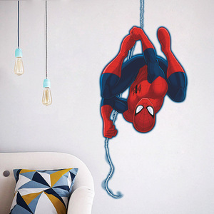 Adesivi Murali di Spiderman in Posizione Cartoon, Decorazione per Camerette, Arte Murale Fai-da-Te di Supereroi Anime per Ragazzi - Product Image 3