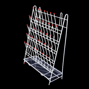 CIDABIO Égouttoir à verrerie de laboratoire haute résistance avec spécifications multi-positions pour le drainage et le stockage de béchers, bouteilles et flacons - Product Image 2