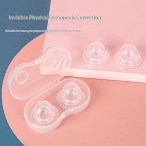 Aligneur de mamelons maternels, redresseur de mamelons post-partum, aspirateur avec correction physique du thorax en silicone pour la dépression des mamelons - Product Image 2