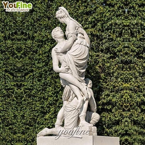 Tượng Hiếp Dâm <span class=keywords><strong>Helena</strong></span> Ngoài Trời Bằng Đá Cẩm Thạch Trắng Cổ Điển Kích Thước Cuộc Sống - Product Image 1