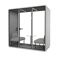 Cabine de travail insonorisée pour entreprises, cabine acoustique pour centre commercial, bibliothèque, école, zone commune