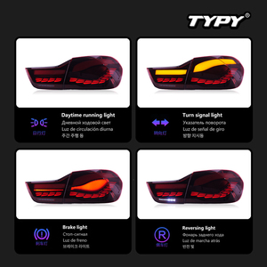 ไฟท้าย TYPY สำหรับ BMW ซีรีส์ 4 ปี 2013-2020 รุ่น F32/F36 ไฟท้าย LED ลายเกล็ดมังกรแบบแต่ง พร้อมเอฟเฟกต์ไฟไหล - Product Image 3