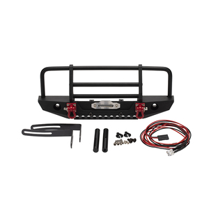 Z-art — pare-choc avant réglable en métal pour voiture d'escalade, décoration de chenille Traxxas <span class=keywords><strong>TRX4</strong></span>, Axial SCX10 1/10, 90046 - Product Image 1