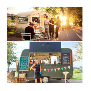 Remolque de Comida de Acero Inoxidable, Carritos de Hot Dogs Rápidos con Cocina Completa, Camión de Helados Móvil en Venta en EE. UU. - Product Image 1