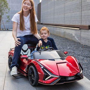 รถยนต์ของเล่นไฟฟ้าสำหรับเด็กขับขี่ ใช้แบตเตอรี่ 12V คุณภาพสูง พร้อมใบอนุญาต ผลิตจากพลาสติก - Product Image 1
