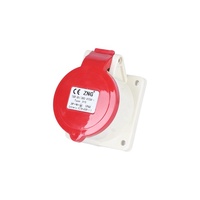 Prise industrielle droite à montage sur panneau IEC60309, 5 broches, 380V, 16A, IP44, étanche aux éclaboussures, pour générateur