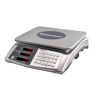 Báscula Comercial Electrónica de Precisión Veidt, Versión en Inglés, Plataforma para Frutas, 40 kg, 14191-478F - Product Image 1
