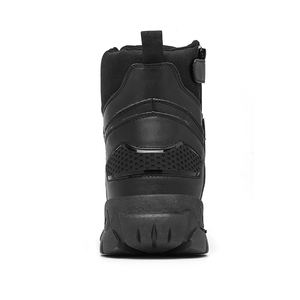 Bottes <span class=keywords><strong>de</strong></span> randonnée montantes pour hommes, style <span class=keywords><strong>militaire</strong></span>, pour le camping en extérieur, avec embout en acier et tige en cuir isolante - Product Image 6