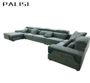 Juego de Sofás de Esquina de 10 Plazas, Sofá en Forma de U de Gran Tamaño, Muebles de Sala de Estar al por Mayor, Diseño de Sofá Grande para Emiratos Árabes Unidos/Arabia Saudita - Product Image 2