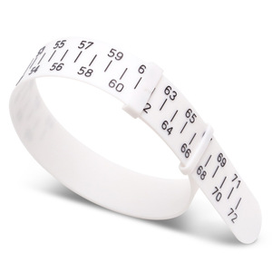 Medidor de mano de plástico para medir la circunferencia de la muñeca, herramienta estándar para comprobar el ajuste - Product Image 1