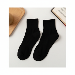 Calzini neri di media lunghezza da uomo - Product Image 1